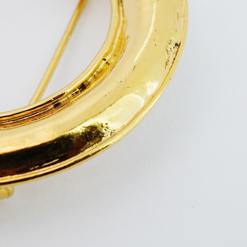 Chanel Coco Mark Brooch, GP Plated, Gold, Women's - Picture 7 of 7